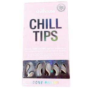 Chill Tips Gone Riding Neutral Browns Short Almond Press On Nails
